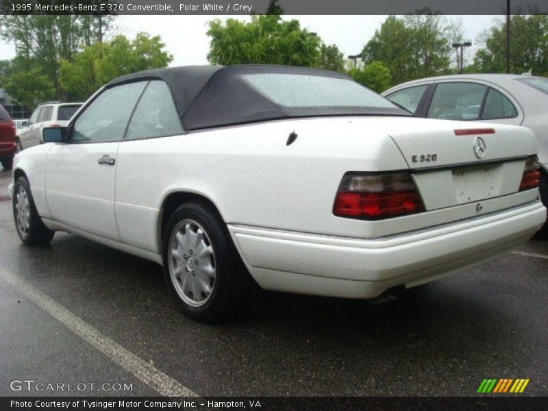 Polar White / Grey 1995 Mercedes-Benz E 320 Convertible