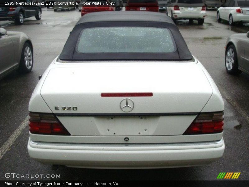 Polar White / Grey 1995 Mercedes-Benz E 320 Convertible