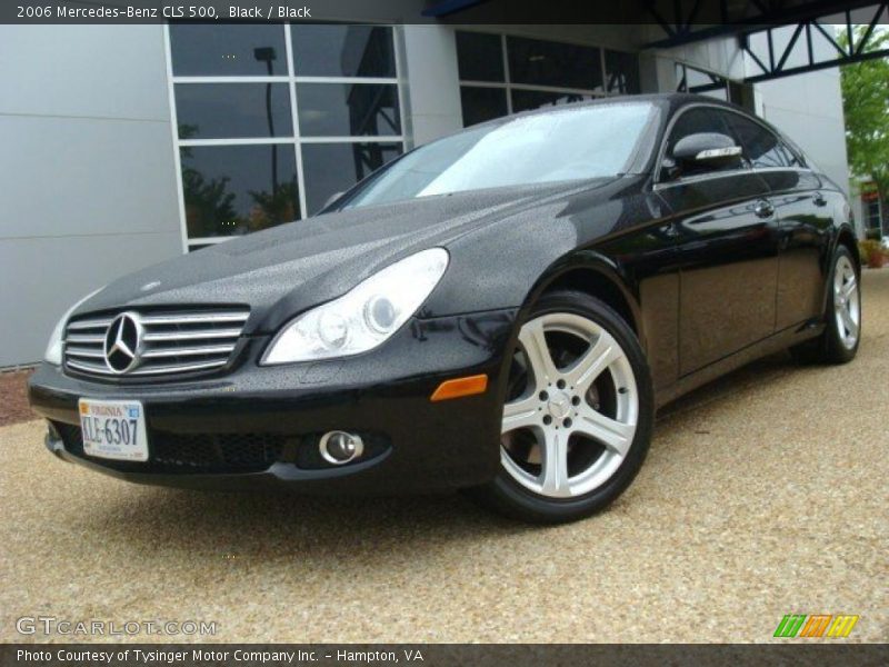 Black / Black 2006 Mercedes-Benz CLS 500