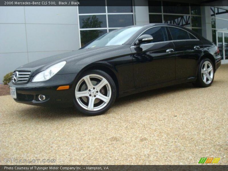 Black / Black 2006 Mercedes-Benz CLS 500
