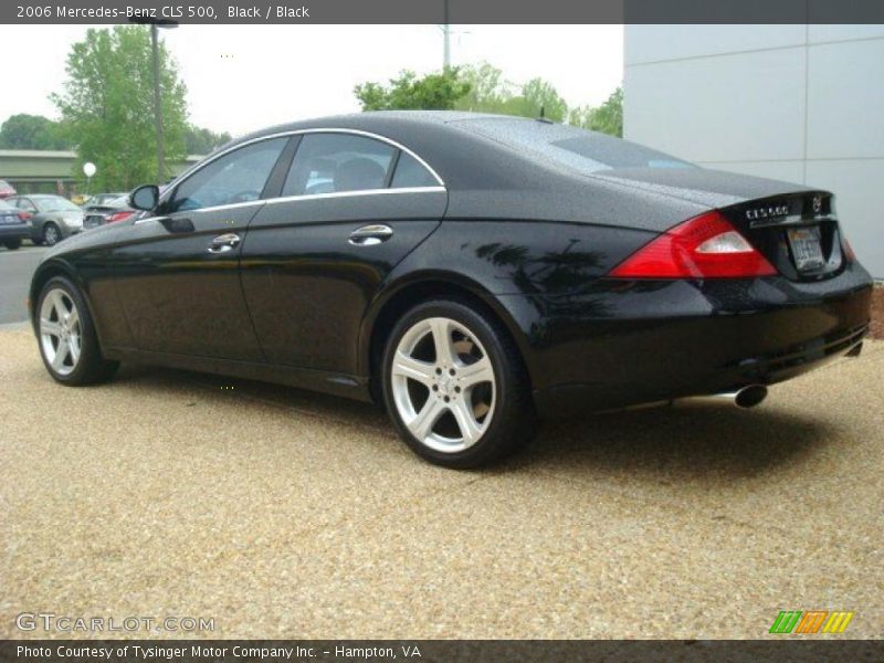 Black / Black 2006 Mercedes-Benz CLS 500