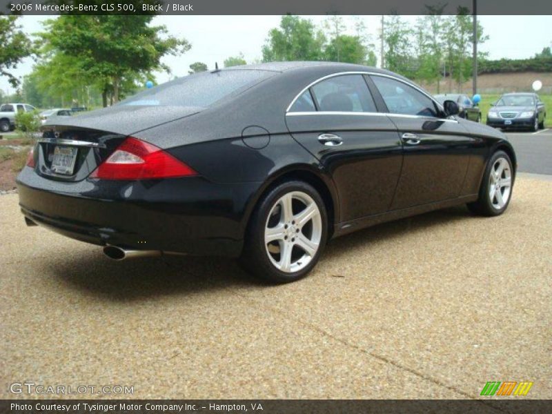 Black / Black 2006 Mercedes-Benz CLS 500