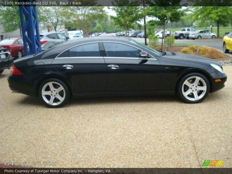 Black / Black 2006 Mercedes-Benz CLS 500