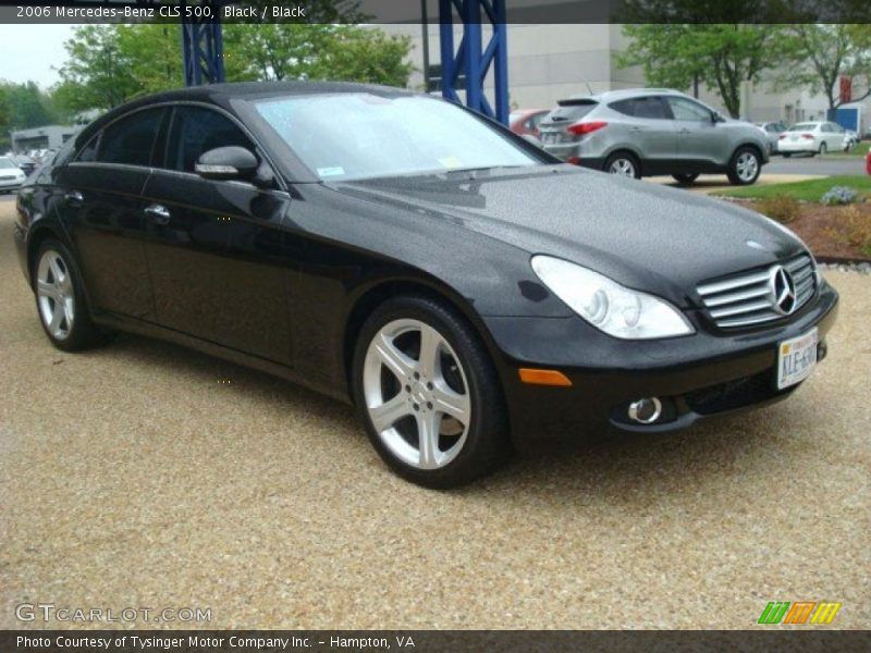 Black / Black 2006 Mercedes-Benz CLS 500