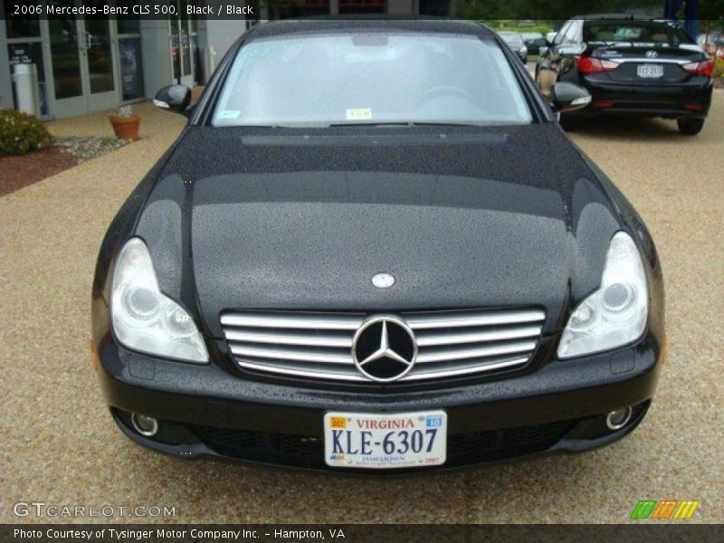 Black / Black 2006 Mercedes-Benz CLS 500