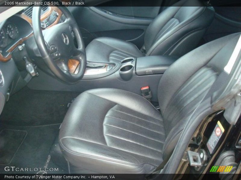 Black / Black 2006 Mercedes-Benz CLS 500