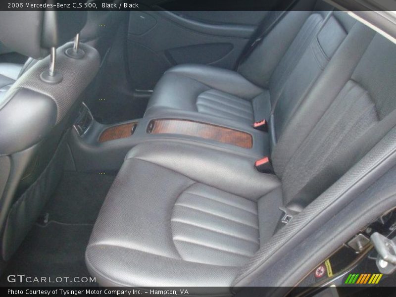 Black / Black 2006 Mercedes-Benz CLS 500