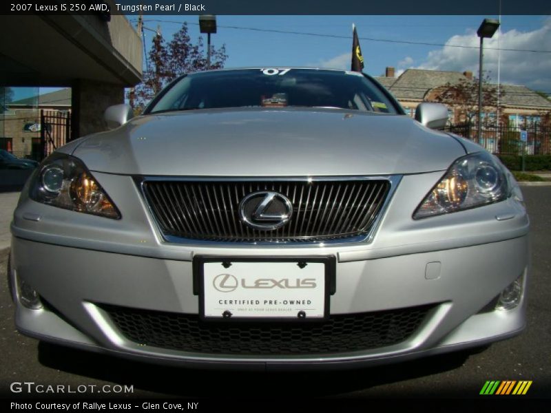 Tungsten Pearl / Black 2007 Lexus IS 250 AWD