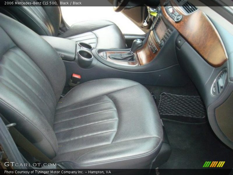 Black / Black 2006 Mercedes-Benz CLS 500
