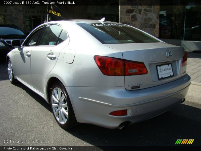 Tungsten Pearl / Black 2007 Lexus IS 250 AWD