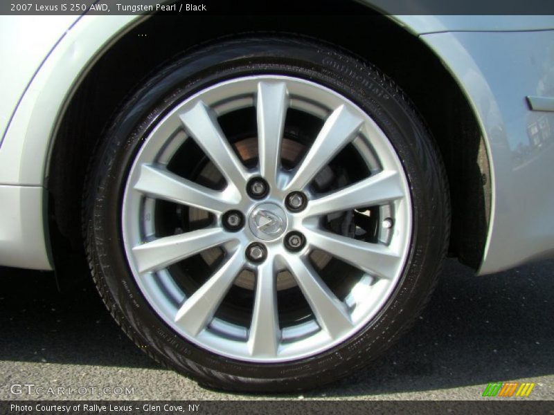 Tungsten Pearl / Black 2007 Lexus IS 250 AWD