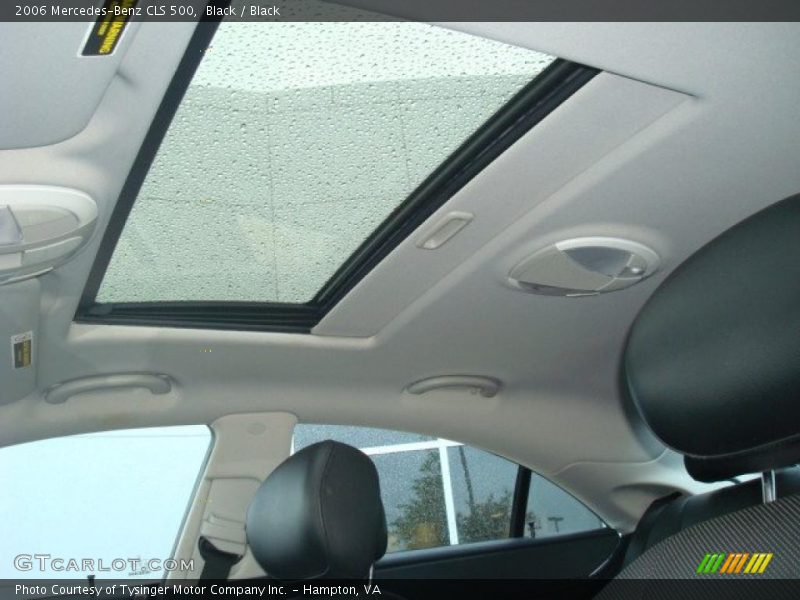 Black / Black 2006 Mercedes-Benz CLS 500