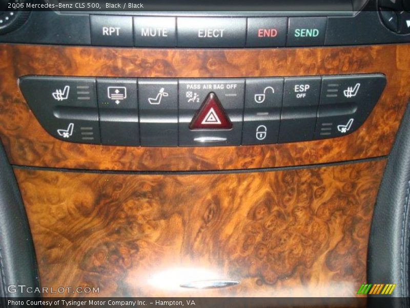 Black / Black 2006 Mercedes-Benz CLS 500