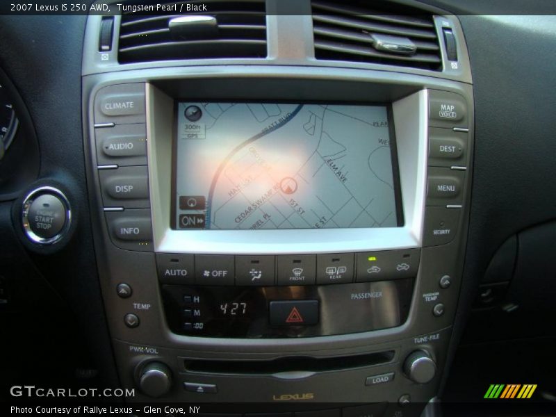 Tungsten Pearl / Black 2007 Lexus IS 250 AWD