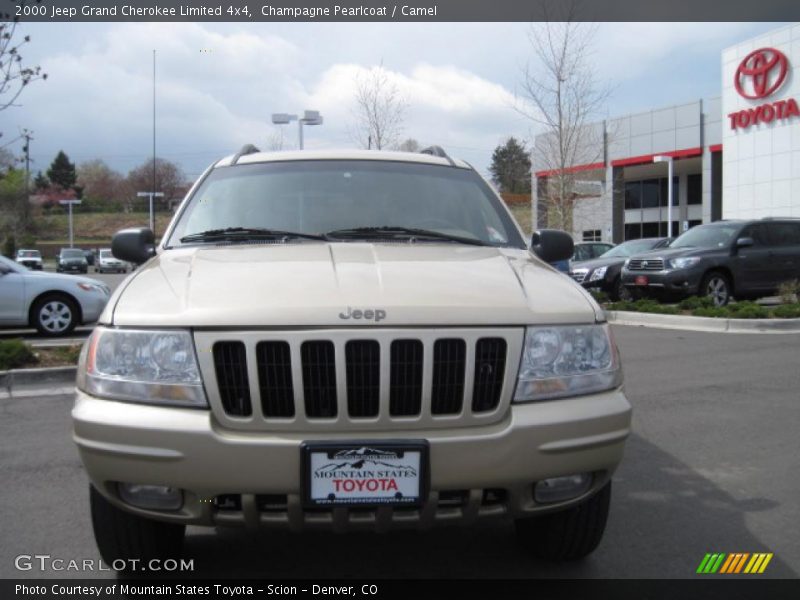 Champagne Pearlcoat / Camel 2000 Jeep Grand Cherokee Limited 4x4