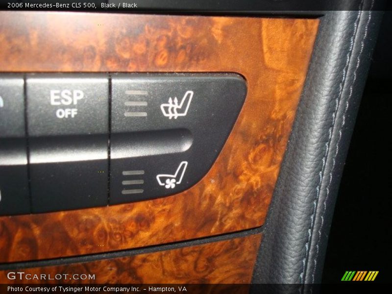 Black / Black 2006 Mercedes-Benz CLS 500