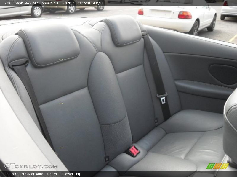 Black / Charcoal Gray 2005 Saab 9-3 Arc Convertible