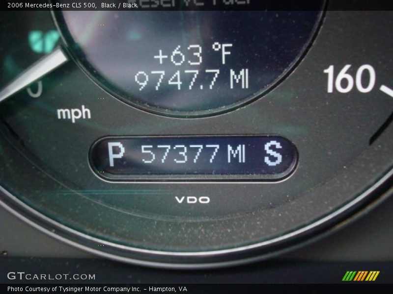 Black / Black 2006 Mercedes-Benz CLS 500