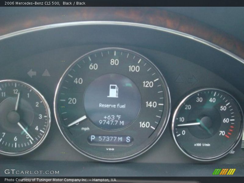 Black / Black 2006 Mercedes-Benz CLS 500