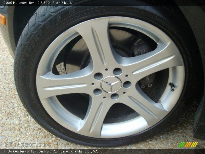 Black / Black 2006 Mercedes-Benz CLS 500