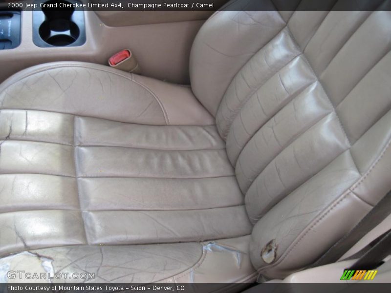 Champagne Pearlcoat / Camel 2000 Jeep Grand Cherokee Limited 4x4