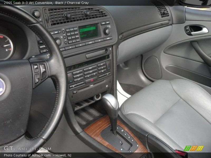 Black / Charcoal Gray 2005 Saab 9-3 Arc Convertible