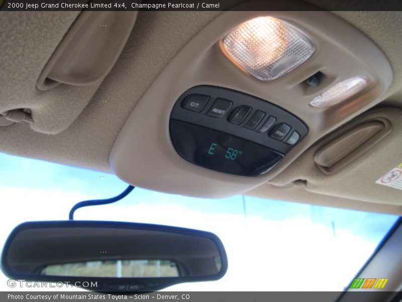 Champagne Pearlcoat / Camel 2000 Jeep Grand Cherokee Limited 4x4
