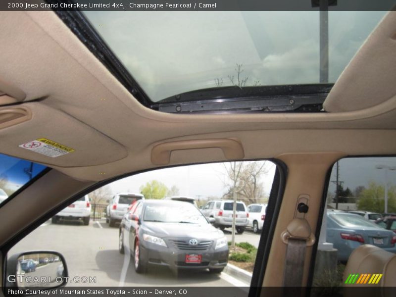 Champagne Pearlcoat / Camel 2000 Jeep Grand Cherokee Limited 4x4