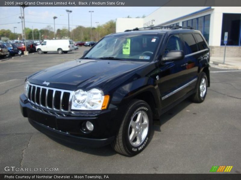 Black / Medium Slate Gray 2006 Jeep Grand Cherokee Limited 4x4