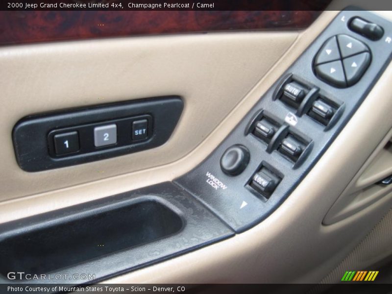Champagne Pearlcoat / Camel 2000 Jeep Grand Cherokee Limited 4x4