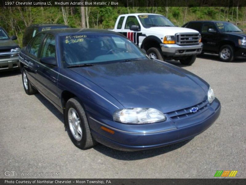 Medium Adriatic Blue Metallic / Blue 1997 Chevrolet Lumina LS