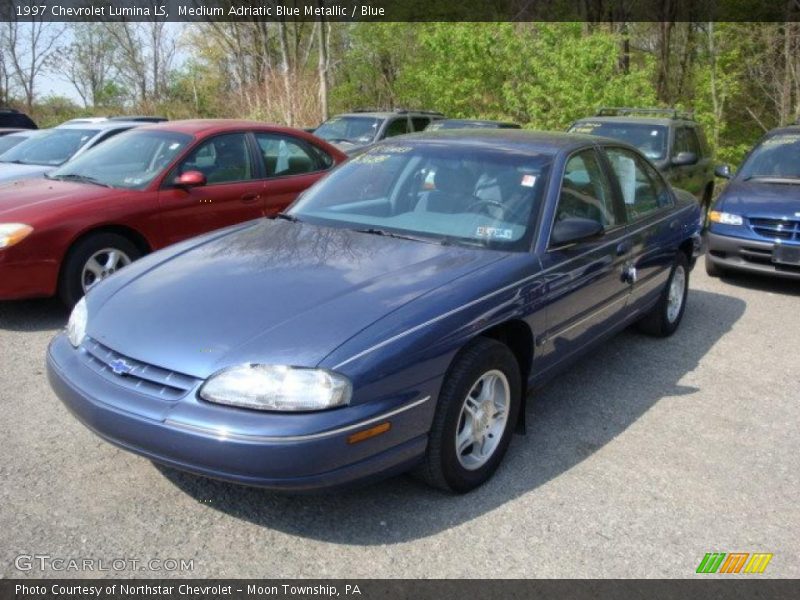 Medium Adriatic Blue Metallic / Blue 1997 Chevrolet Lumina LS