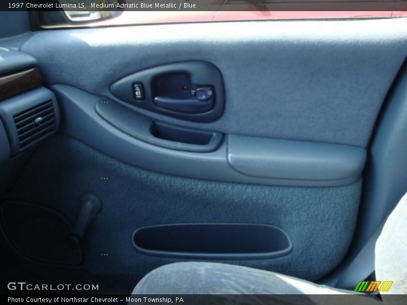 Medium Adriatic Blue Metallic / Blue 1997 Chevrolet Lumina LS