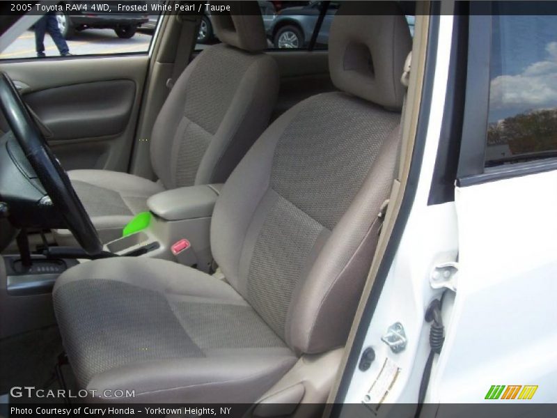 Frosted White Pearl / Taupe 2005 Toyota RAV4 4WD