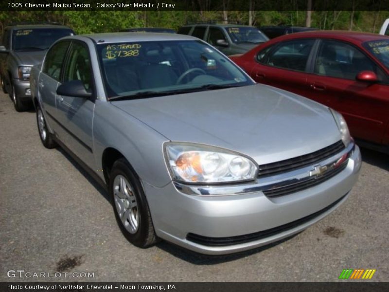 Galaxy Silver Metallic / Gray 2005 Chevrolet Malibu Sedan