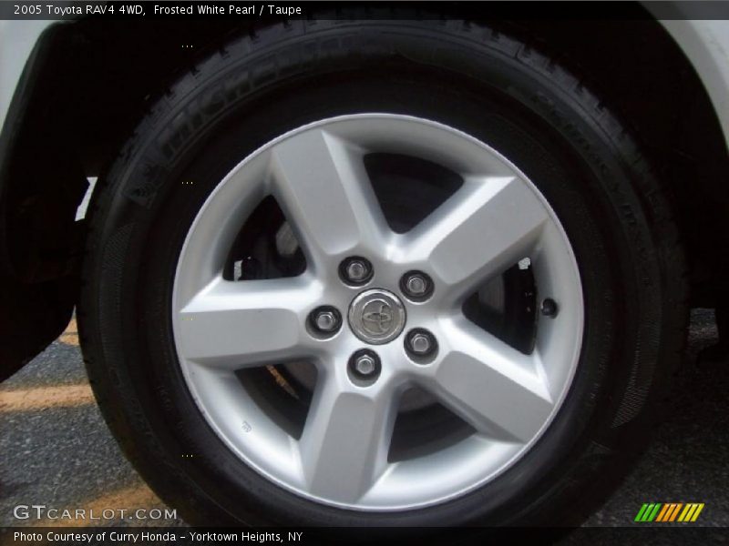 Frosted White Pearl / Taupe 2005 Toyota RAV4 4WD