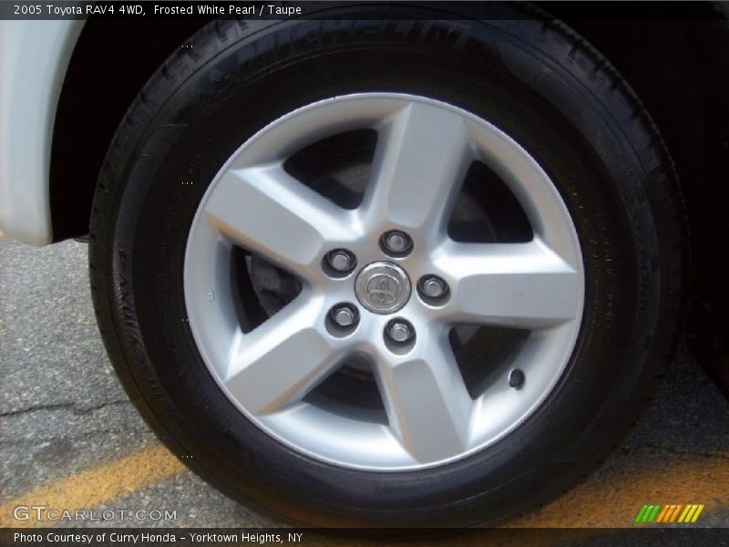 Frosted White Pearl / Taupe 2005 Toyota RAV4 4WD