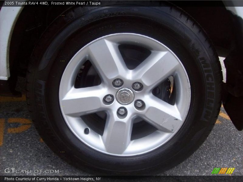 Frosted White Pearl / Taupe 2005 Toyota RAV4 4WD