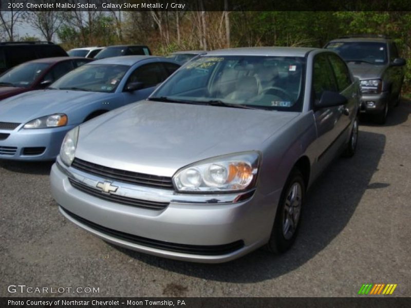 Galaxy Silver Metallic / Gray 2005 Chevrolet Malibu Sedan