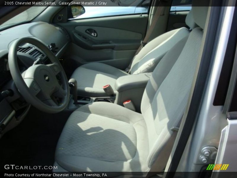 Galaxy Silver Metallic / Gray 2005 Chevrolet Malibu Sedan