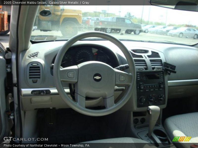 Galaxy Silver Metallic / Gray 2005 Chevrolet Malibu Sedan