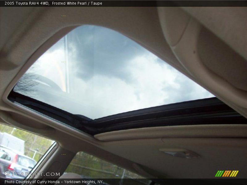 Frosted White Pearl / Taupe 2005 Toyota RAV4 4WD