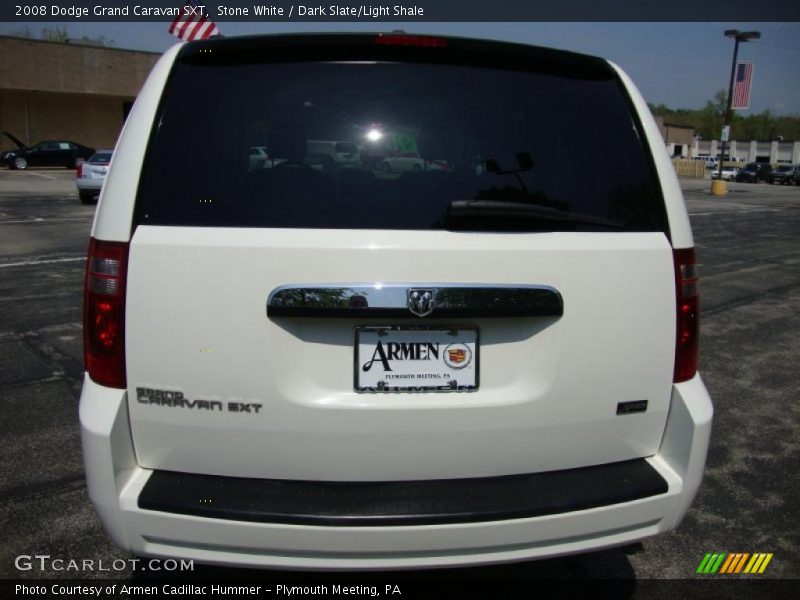 Stone White / Dark Slate/Light Shale 2008 Dodge Grand Caravan SXT
