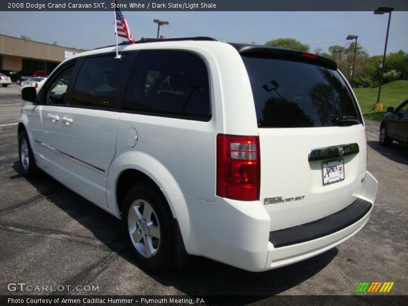 Stone White / Dark Slate/Light Shale 2008 Dodge Grand Caravan SXT