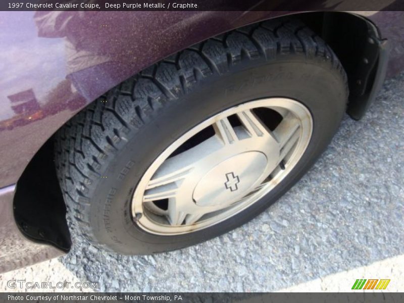 Deep Purple Metallic / Graphite 1997 Chevrolet Cavalier Coupe