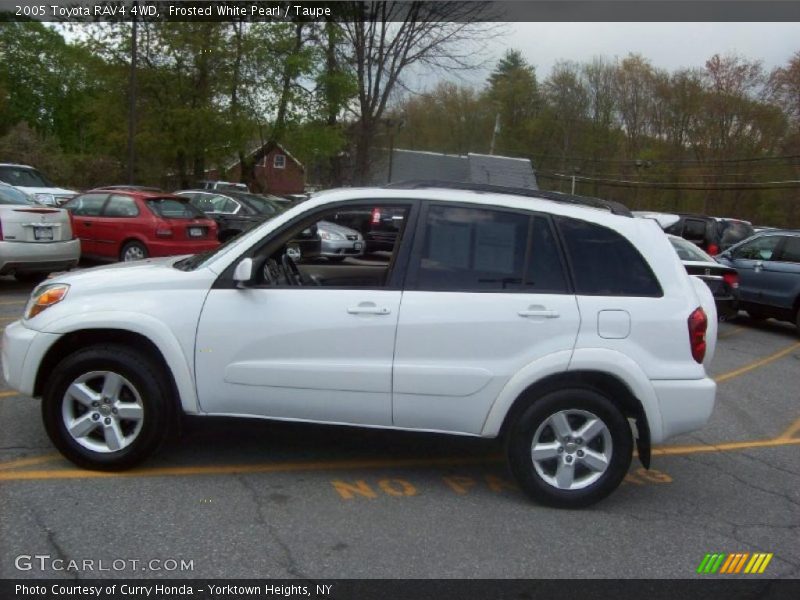 Frosted White Pearl / Taupe 2005 Toyota RAV4 4WD