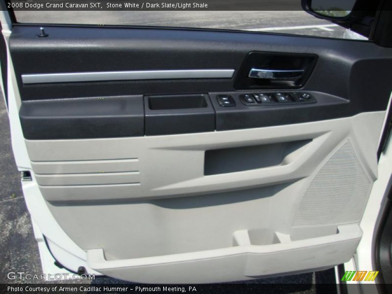 Stone White / Dark Slate/Light Shale 2008 Dodge Grand Caravan SXT