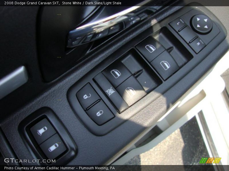Stone White / Dark Slate/Light Shale 2008 Dodge Grand Caravan SXT