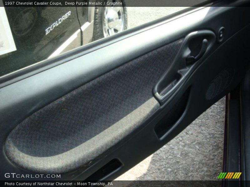 Deep Purple Metallic / Graphite 1997 Chevrolet Cavalier Coupe