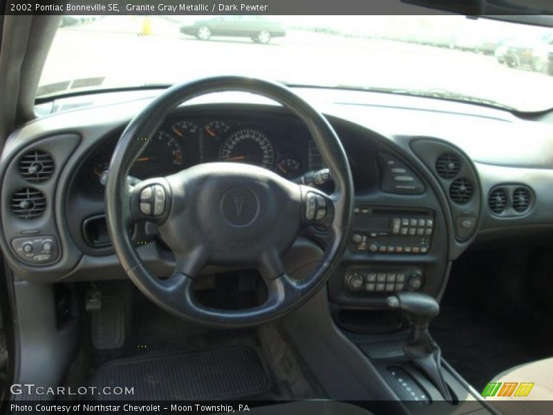 Granite Gray Metallic / Dark Pewter 2002 Pontiac Bonneville SE